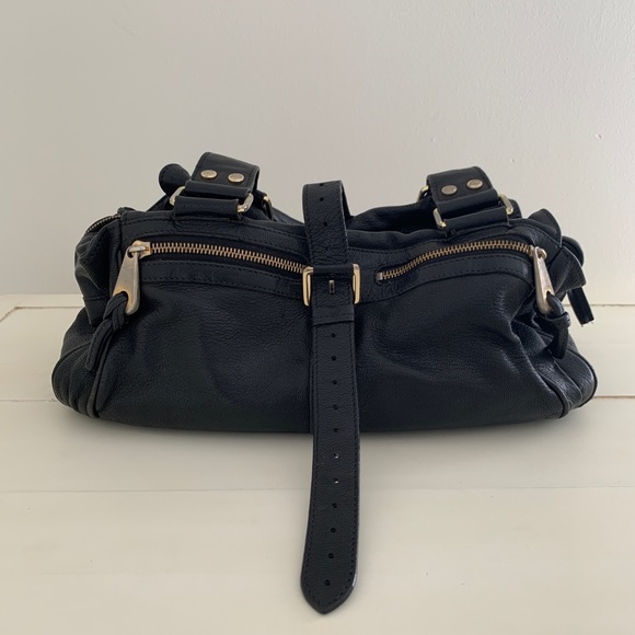 Mulberry Handbags - Vintage Mulberry Mabel Black Bag